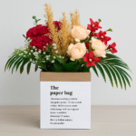 Paper Bag Flower Arrangement